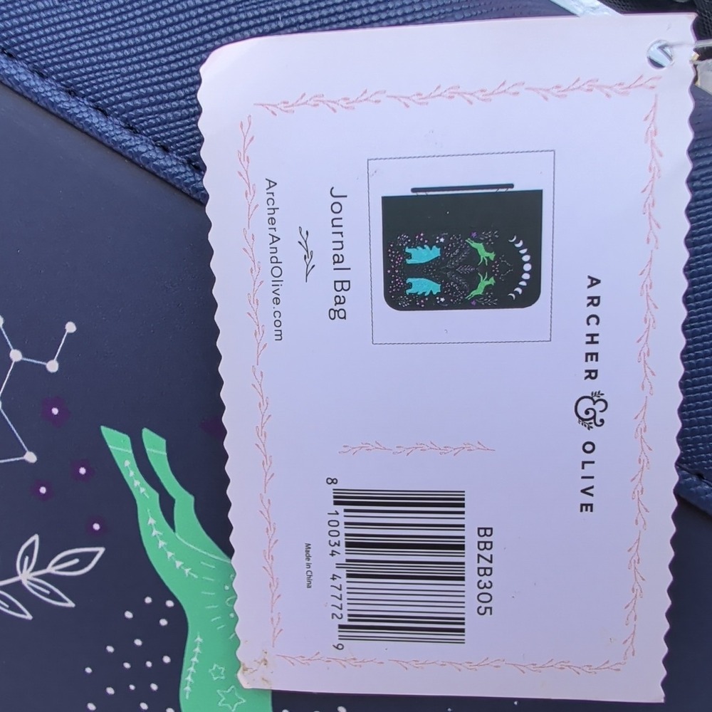 Archer & Olive Bullet Journal Bujo Moon & Stars Design – B5 Size Zip Around - Picture 3 of 10